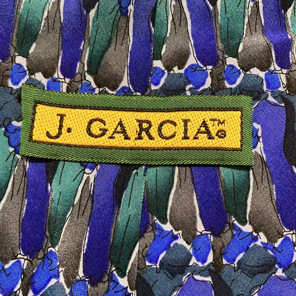 J. Garcia At the Bunny Fights Silk Tie - Picture 4 of 5